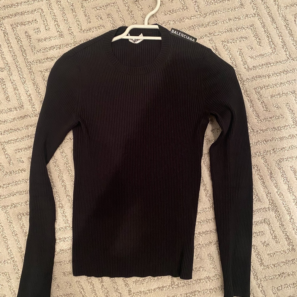 Balenciaga Ribbed top